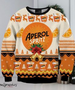 Aperol Spritz Ugly Christmas Sweater, Gift for Christmas Party