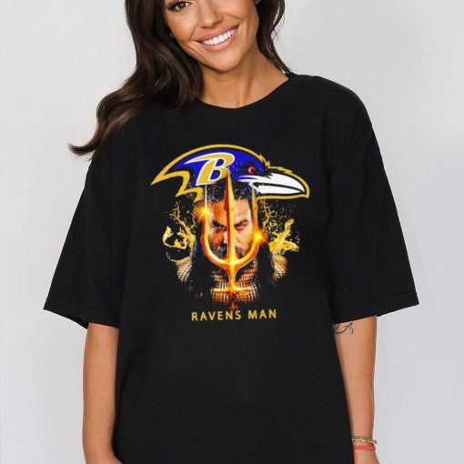 Aquaman Ravens man NFL shirt