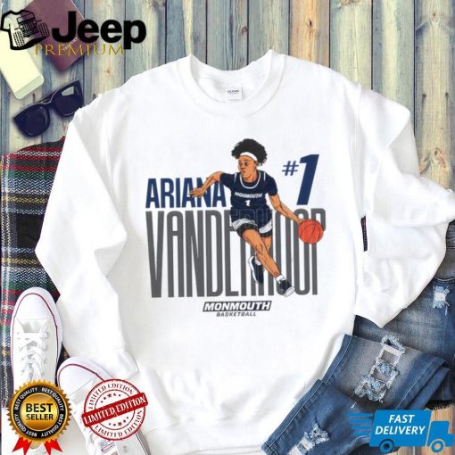 Ariana Vanderhoop Monmouth Hawks NCAA Women’s basketball shirt