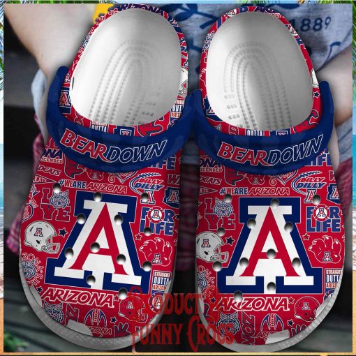 Arizona Bear Down Crocs Shoes