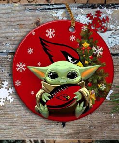 Arizona Cardinals Baby Yoda Ornament Christmas Tree Decorations NFL Gifts