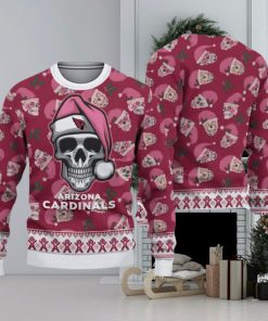 Arizona Cardinals Christmas Skull Hot Trending Ugly Sweater For Real Fans