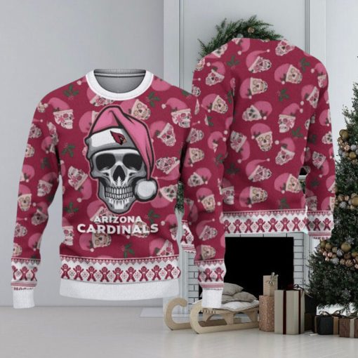 Arizona Cardinals Christmas Skull Hot Trending Ugly Sweater For Real Fans