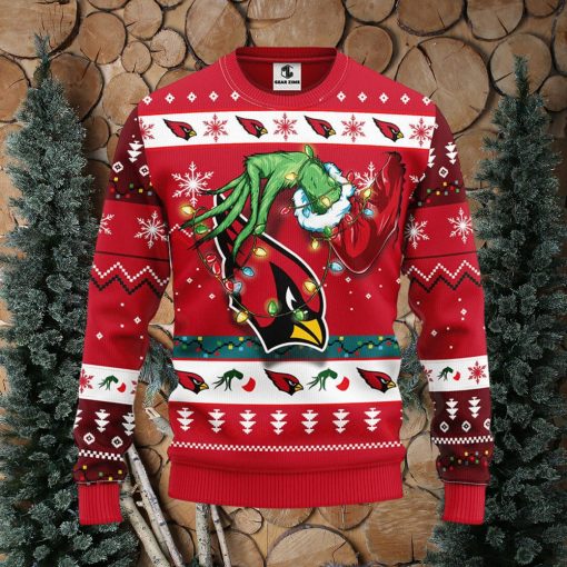 Arizona Cardinals Grinch Christmas Ugly Sweater