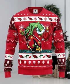 Arizona Cardinals Grinch Xmas Ugly Christmas Sweater Best Christmas Gift Ideas