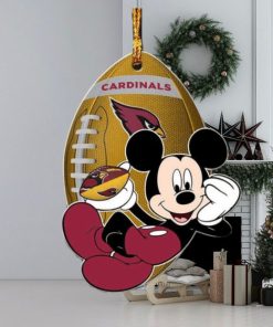 Arizona Cardinals NFL Disney Mickey Mouse Xmas Gifts For Fans Personalized Christmas Tree Decorations Ornament