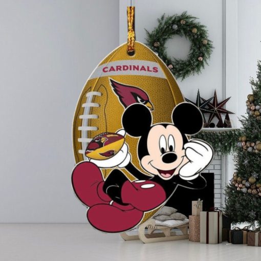 Arizona Cardinals NFL Disney Mickey Mouse Xmas Gifts For Fans Personalized Christmas Tree Decorations Ornament