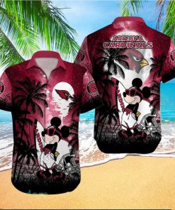 Arizona Cardinals NFL Team Logo Baby Yoda Hawaiian Shirt