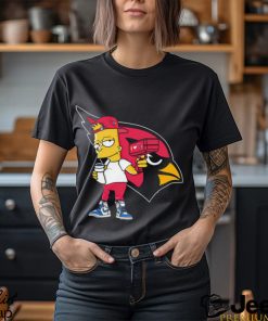 Arizona Cardinals NFL X Bart Simpson cartoon shirt