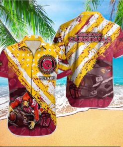 Arizona Cardinals Nfl Custom Name Hawaiian Shirt For Men And Women Impressive Gift For Fans