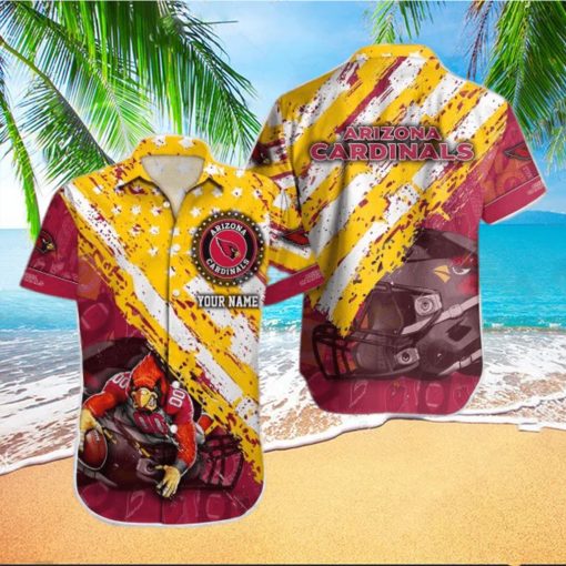 Arizona Cardinals Nfl Custom Name Hawaiian Shirt For Men And Women Impressive Gift For Fans