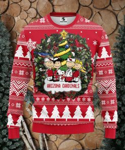 Arizona Cardinals Snoopy Christmas Ugly Sweater