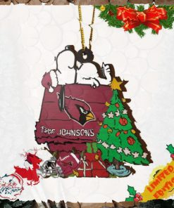 Arizona Cardinals Snoopy NFL Sport Ornament Custom Name