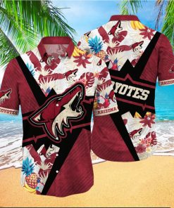 Arizona Coyotes NHL Hawaiian Shirt Ice Cold Drinks Aloha Shirt