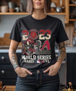 Arizona Diamondbacks 2023 d backs World Series snakes alive mascot shirt