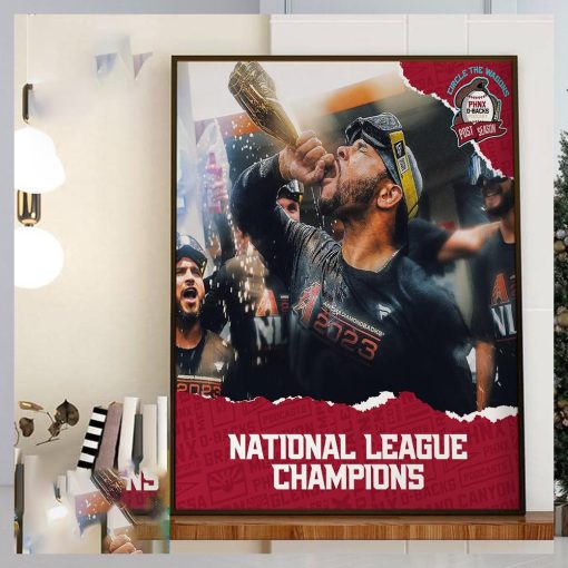 Arizona Diamondbacks Are Champs 2023 National League Champions Home Decor Poster Canvas