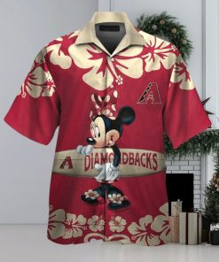 Arizona Diamondbacks Design Hawaiian Tropical Short Sleeve Elegance Shirt