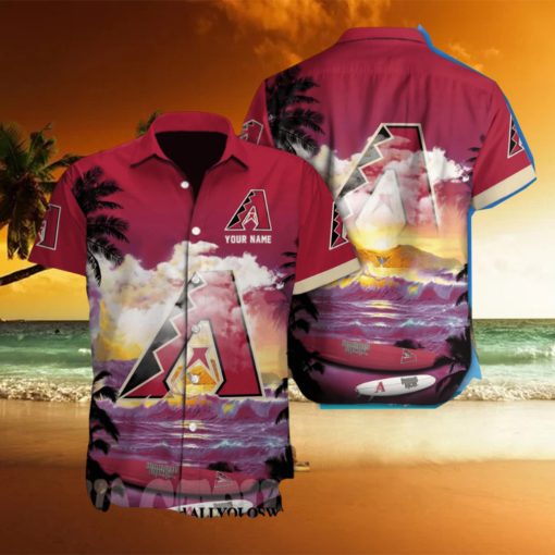 Arizona Diamondbacks MLB Custom Full Printing Unisex Hawaiian Shirt