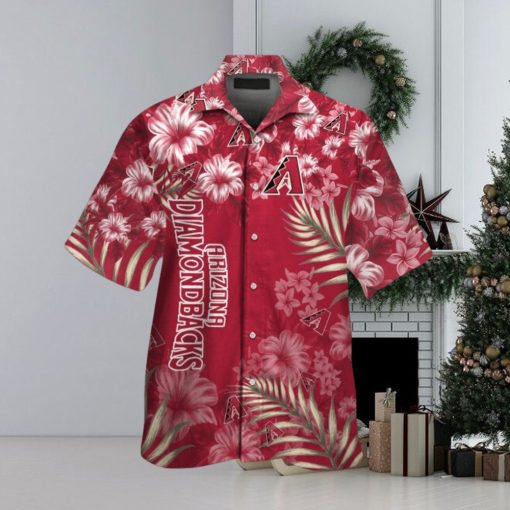 Arizona Diamondbacks Tropical Hawaiian Short Sleeve Shirt