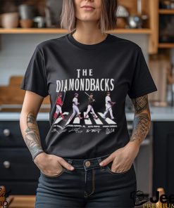 Arizona Diamondbacks Walking Abbey Road Signatures Baseball NLCS 2023 Shirt