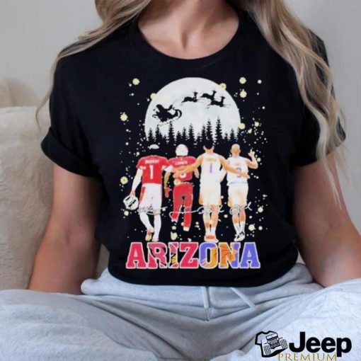 Arizona Sport Team Merry Christmas Signatures 2023 Shirt