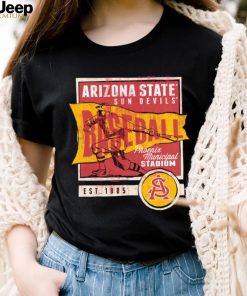 Arizona State Sun Devils Baseball Phoenix Municipal Stadium retro shirt