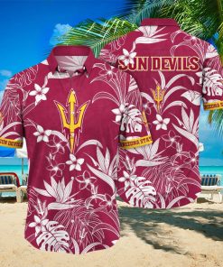 Arizona State Sun Devils NCAA Hawaiian Shirt Bikinistime The Green Pitch Sport Shirts