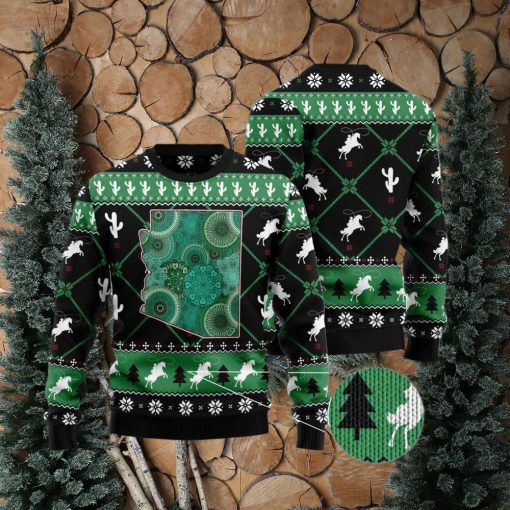 Arizona USA Symbols Pattern Ugly Christmas Sweater Gift Men Women