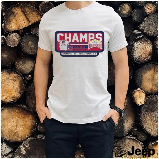 Arizona Wildcats 2023 Alamo Bowl Champions Banner Shirt