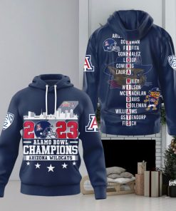 Arizona Wildcats 2023 Alamo Bowl Champions Hoodie T Shirt