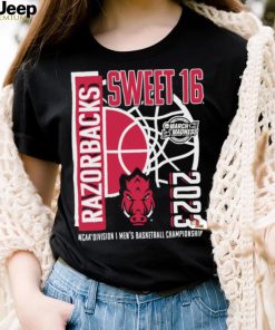 Arkansas Razorbacks 2023 NCAA Division I Men’s Basketball Championship Tournament March Madness Sweet 16 shirt