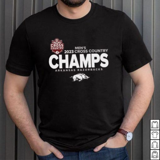 Arkansas Razorbacks 2023 SEC Men’s Cross Country Champions Locker Room T Shirt