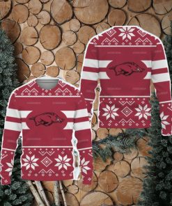 Arkansas Razorbacks Custom New Uniforms For Fan Gear Knitted Christmas Sweater