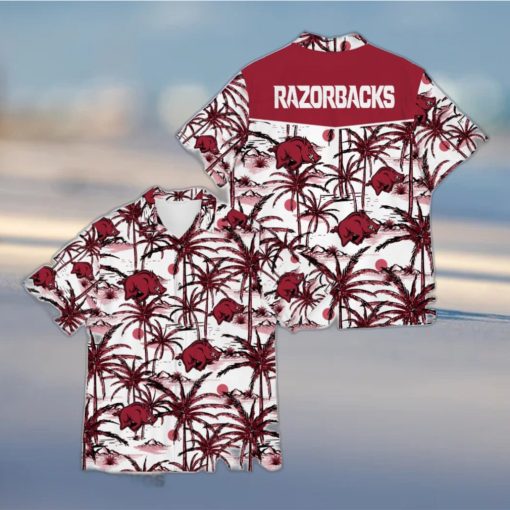 Arksas Razorbacks Champions Sports Coconut Patterns Halloween Hawaiian Shirt For Men And Women Gift Beach