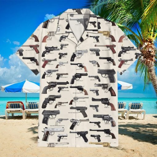 Armory Pistol Globe Collection Hawaiian Shirt EDtK8rPVV