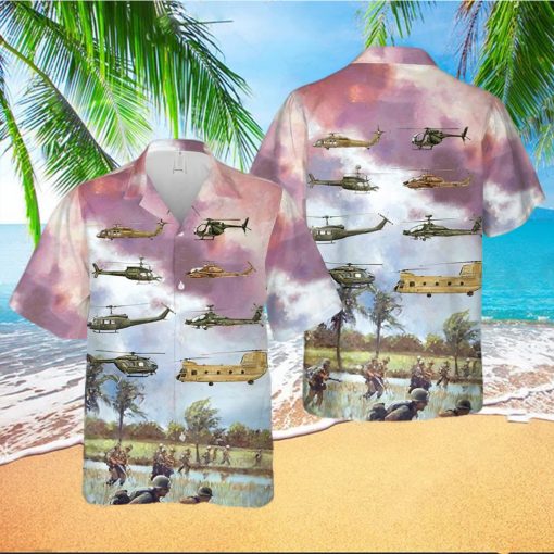 Army Aviation Rotary Aircraft Trending Hawaiian Shirt