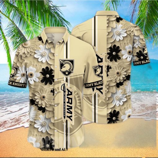 Army Black Knights NCAA Floral Unisex All Over Printed Hawaiian Shirt