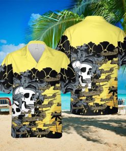 Army Boeing CH 47 Chinook Short Sleeve Aloha Hawaiian Shirt