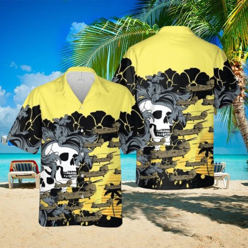 Army Boeing CH 47 Chinook Short Sleeve Aloha Hawaiian Shirt