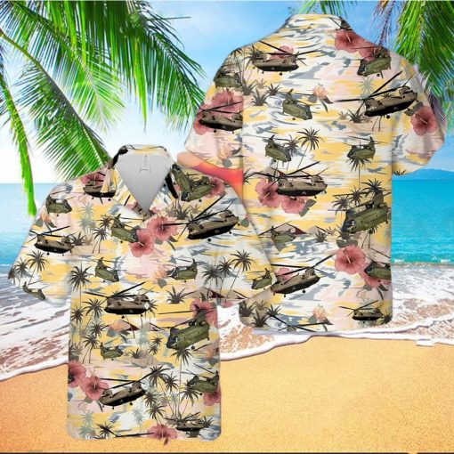 Army Boeing Ch 47 Chinook Art Trending Hawaiian Shirt