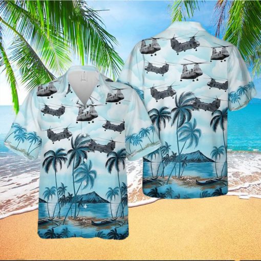 Army Boeing Vertol Ch 46 Sea Knight Trending Hawaiian Shirt