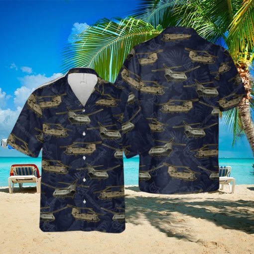 Army CH 47 Chinook Hawaiian Shirt Aloha Summer