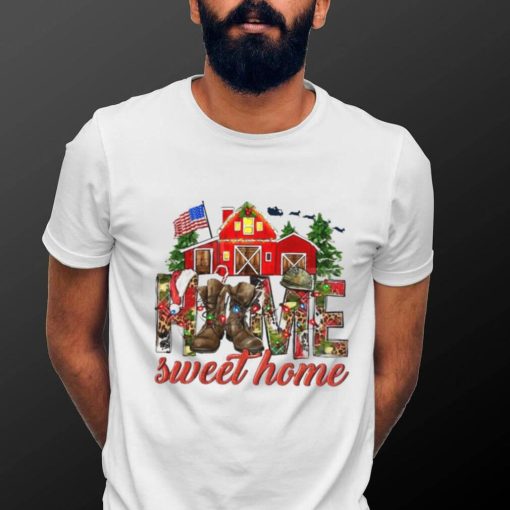 Army Christmas Home Sweet Home Funny Christmas T Shirt