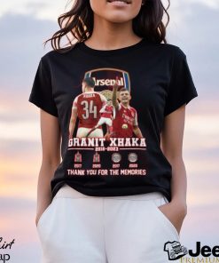 Arsenal Granit Xhaka 2016 – 2023 Thank You For The Memories T Shirt