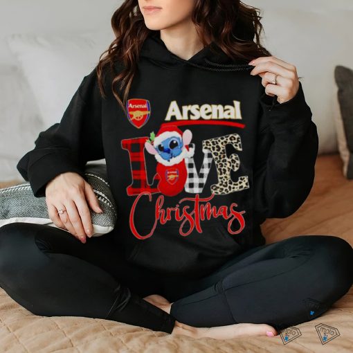 Arsenal Stitch love Christmas shirt