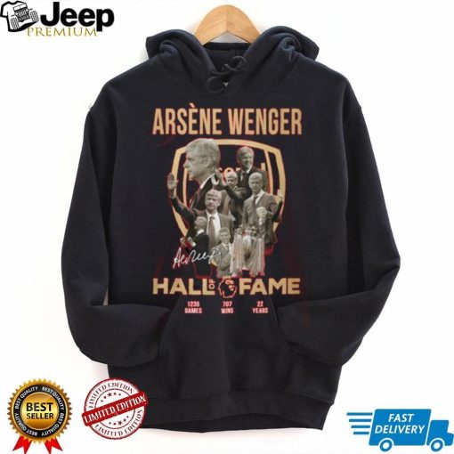 Arsene Wenger Hall Of Fame Signautre T Shirt