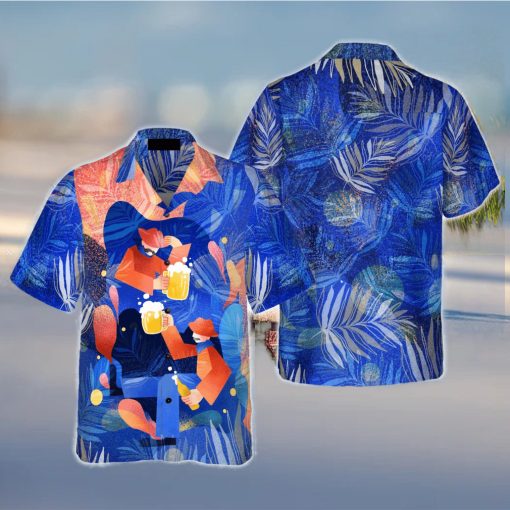 Artistic Beer Party Hawaiian Shirt Summer Beach Gift For Men And Women hawaiian shirt