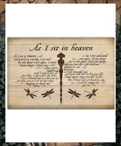 As i sit in heaven Horizontal Poster