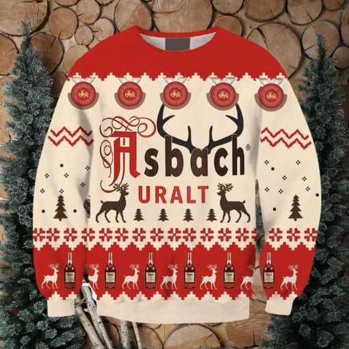 Asbach Ugly Christmas Sweater, Gift for Christmas Holiday