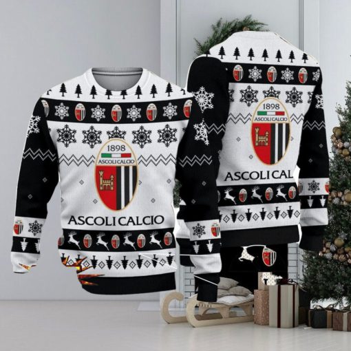 Ascoli Calcio 1898 Team Football Lega Serie A Ugly Christmas Sweater Christmas Gift